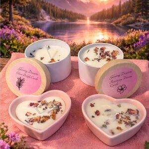 Lavender Delight and Rosemary Divine Candle Set